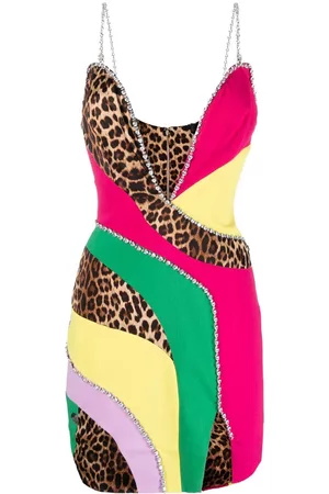 Philipp Plein Vestido corto con diseño patchwork