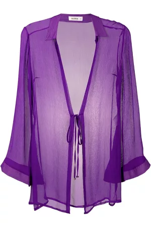 AMIR SLAMA Blusa con lazo frontal