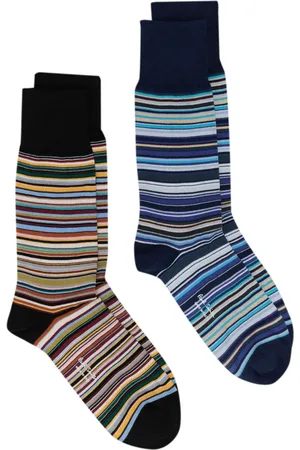 Paul Smith Pack de dos pares de calcetines a rayas