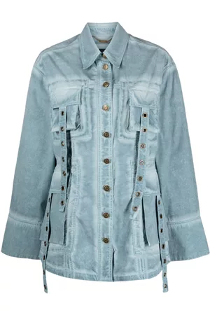 BLUMARINE Chaqueta con apliques de ojales