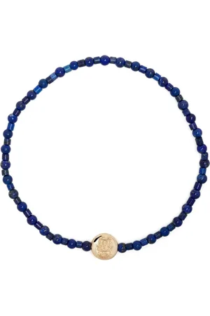 LUIS MORAIS Pulsera Good Luck en oro amarillo de 14kt con cuentas