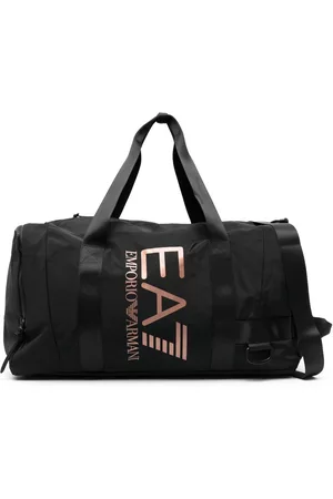 EA7 Bolso de viaje con logo estampado