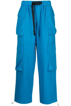BONSAI Pantalones cargo con cinturón y hebilla