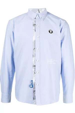 A Bathing Ape Camisa con parche del logo