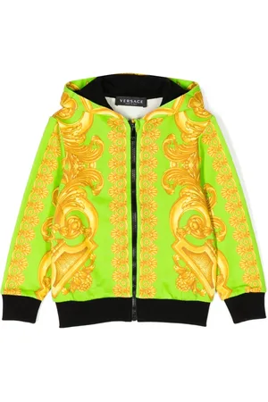 VERSACE Chaqueta con capucha y motivo barroco