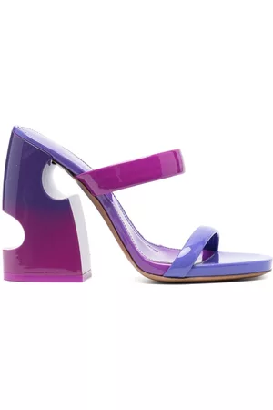 OFF-WHITE Mules Meteor con tacón de 120mm