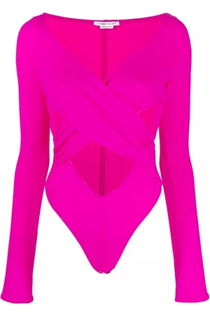 ALESSANDRO VIGILANTE Body drapeado con aberturas