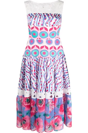 TALBOT RUNHOF Vestido Hokane midi sin mangas