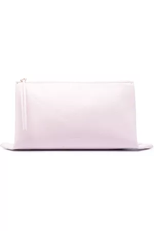 Jil Sander Bolso de mano con logo en relieve