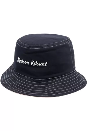 Maison Kitsuné Sombrero de pescador con logo bordado