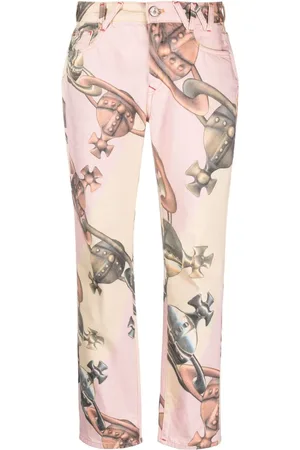 Vivienne Westwood Vaqueros Harris con logo