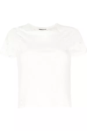 Cynthia Rowley Camiseta con detalle de abertura