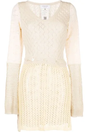Marine Serre Vestido corto con diseño patchwork