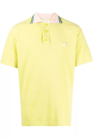 Maison Kitsuné Polo con parche del logo