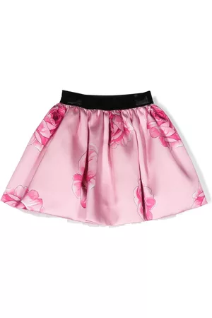 MONNALISA Falda con motivo de rosas