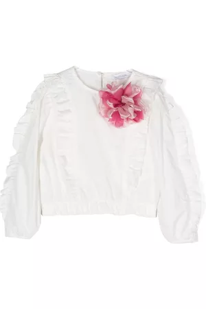 MONNALISA Blusa con aplique floral