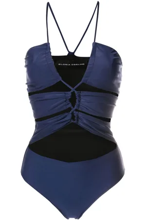 Gloria Coelho Bañador Maillot con cuello halter