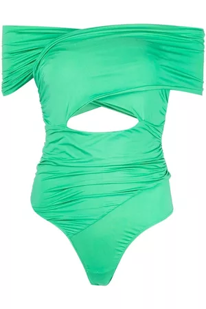 FLEUR DU MAL Body con diseño cruzado