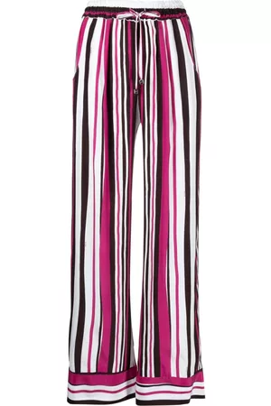 Kiton Pantalones palazzo a rayas