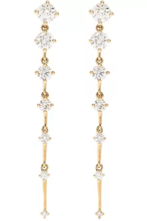 Fernando Jorge Pendientes Sequence en oro amarillo de 18kt con diamantes