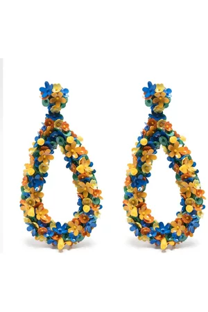La DoubleJ Pendientes Confetti Macro Flower