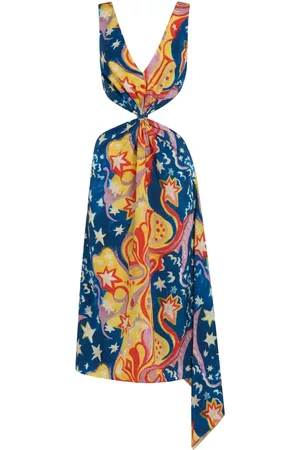 Marni Vestido midi con estampado de estrellas