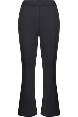 Cynthia Rowley Pantalones capri acampanados de talle medio