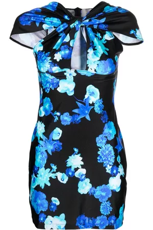 COPERNI Vestido con estampado floral y abertura
