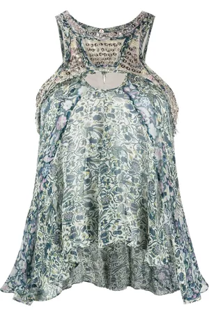Isabel Marant Top sin mangas Onyle drapeado