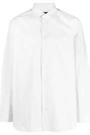 RAF SIMONS Camisa con eslogan estampado y botones