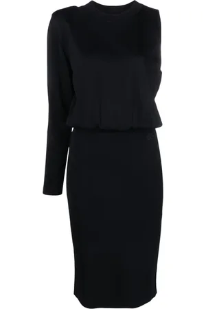 Karl Lagerfeld Vestido midi de manga larga
