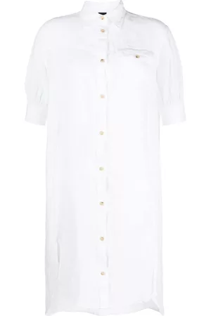 FAY Vestido camisero de manga corta