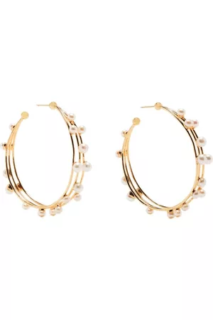 Cult Gaia Pendientes Shanti con perla barroca