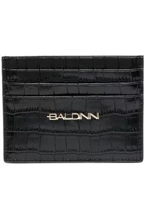 BALDININI Tarjetero con efecto de piel de cocodrilo
