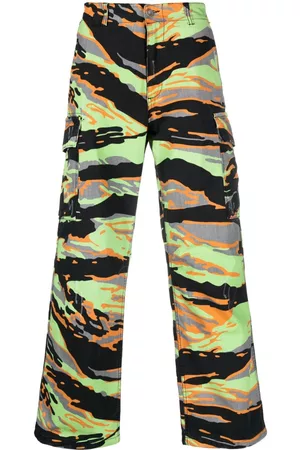 ERL Pantalones cargo con estampado gráfico