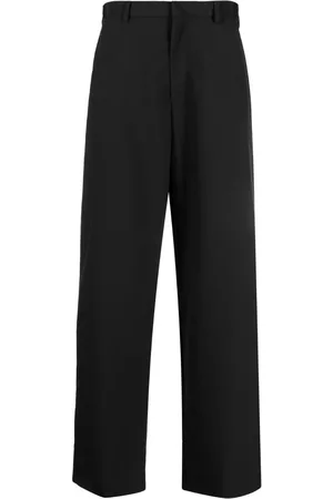 Prada Pantalones anchos con parche del logo