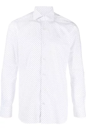 BARBA Camisa con motivo de lunares