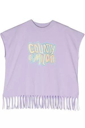 MARCELO BURLON Camisa Lupita con cuello redondo