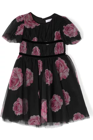 MONNALISA Vestido con motivo de rosas