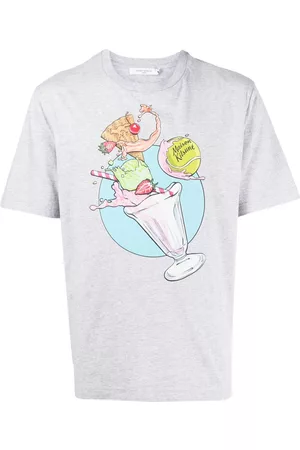 Maison Kitsuné Camiseta con motivo gráfico