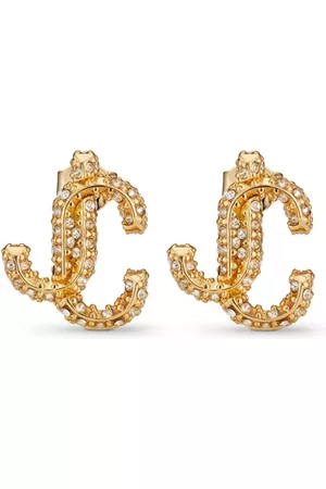 Jimmy Choo Pendientes JC con detalles de cristal