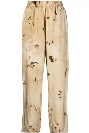 UMA WANG Pantalones con cinturilla elástica