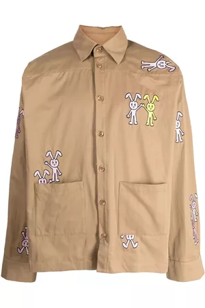 Natasha Zinko Camisa cargo bordada