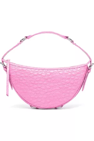 By Far Bolso de hombro Gib con relieve de piel de cocodrilo