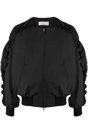 Random Identities Chaqueta bomber fruncida con cremallera