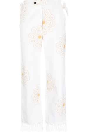 BODE Pantalones Soleil con flecos