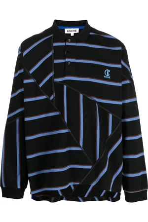 KOCHÉ Polo oversize a rayas