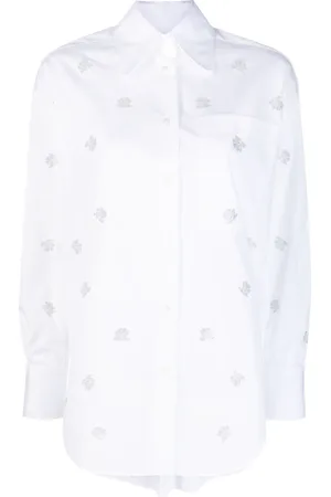 Jacob Cohen Camisa con detalles de cristales