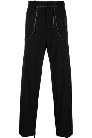 OFF-WHITE Pantalones de vestir con pespuntes