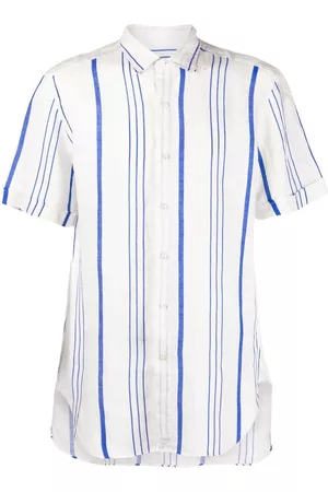 PENINSULA SWIMWEAR Camisa a rayas con manga corta